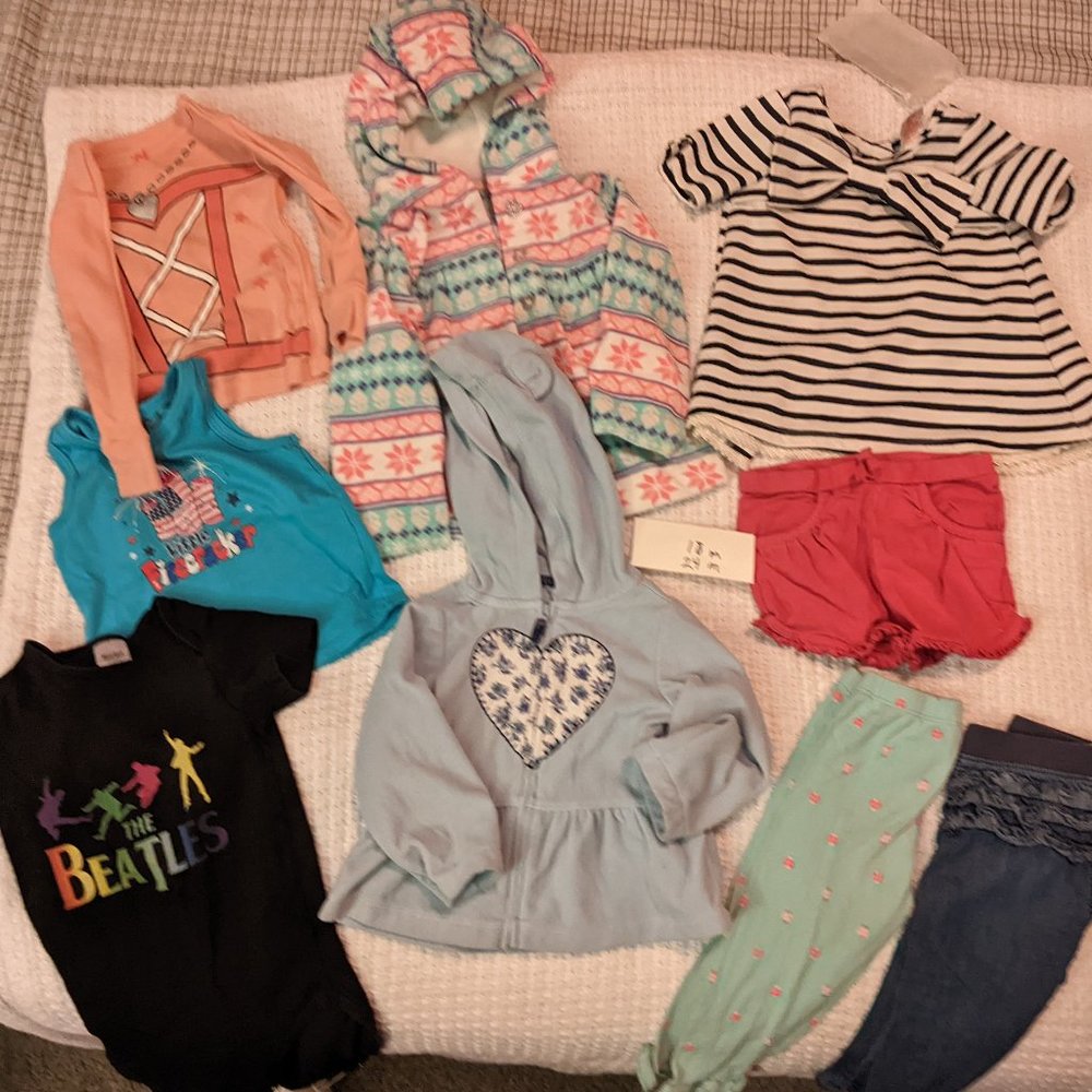 Baby Girl Lot 18-24 Months - 9 pieces
